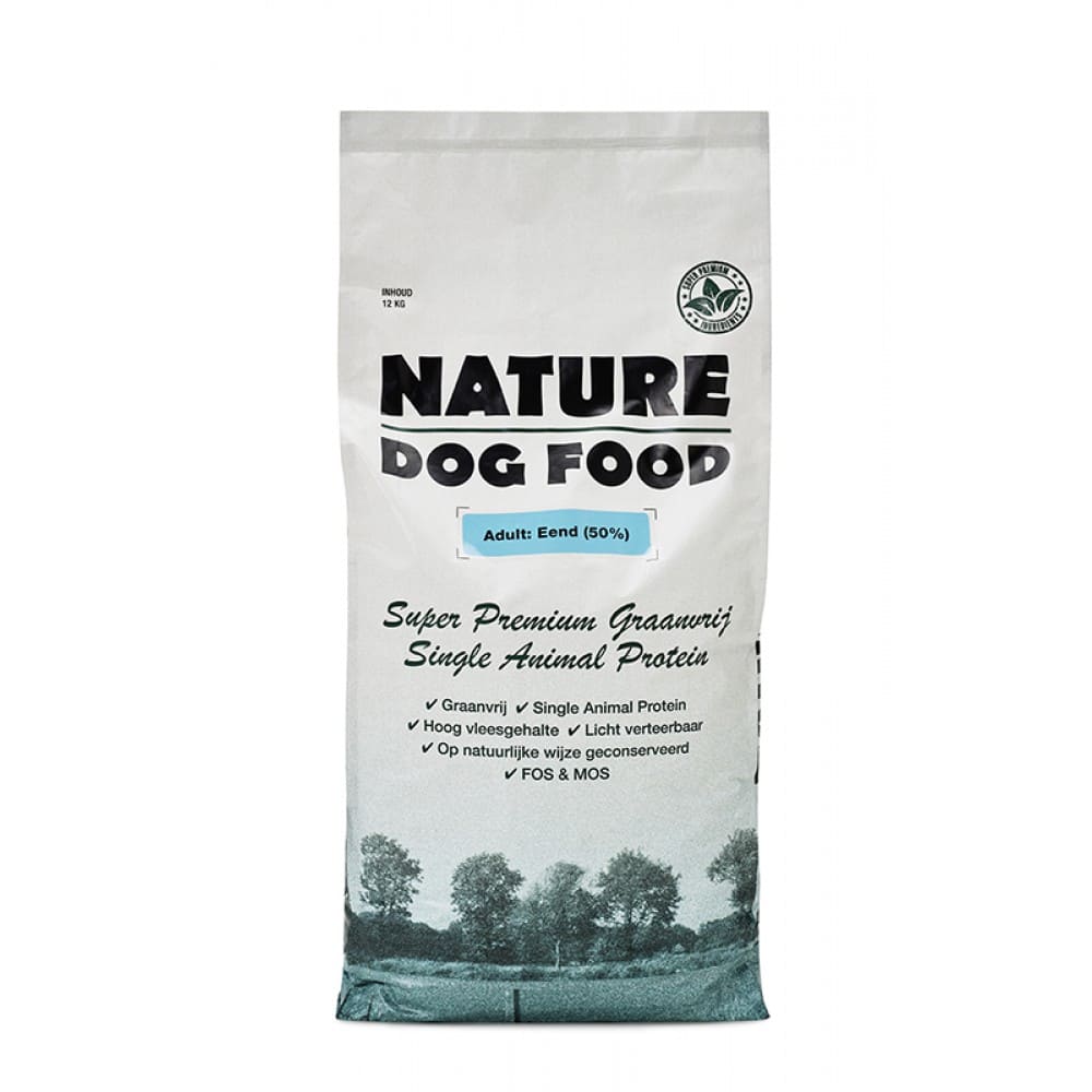 Nature Dog Food Hypoallergeen Hondenvoer Adult Graanvrij Eend