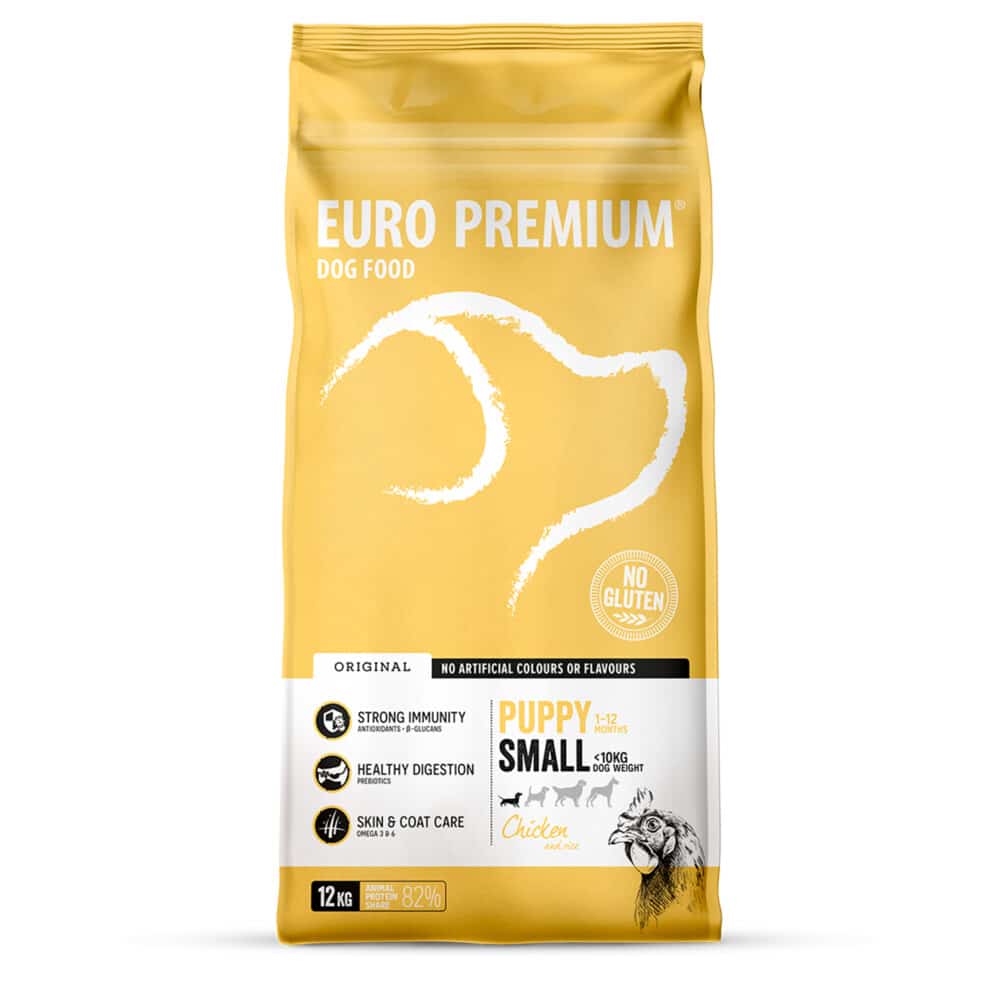 Euro Premium Puppy Small Kip Rijst