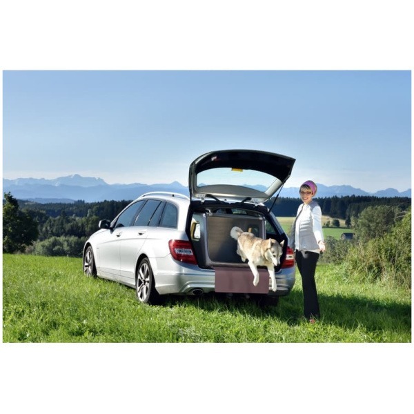 TAMI Autobench met Airbagfunctie - Opblaasbaar - Bruin - In de auto