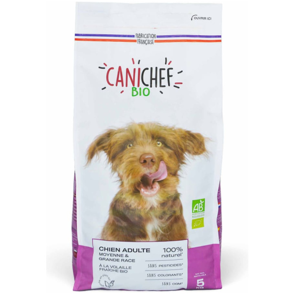 Canichef Biologische Hondenbrokken - Groot En Middelgrote Honden - 5kg