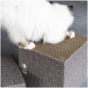 I Love Happy Cat Cardboard Scratcher Block - Freya - Krabblok - Beige - Sfeerfoto 3