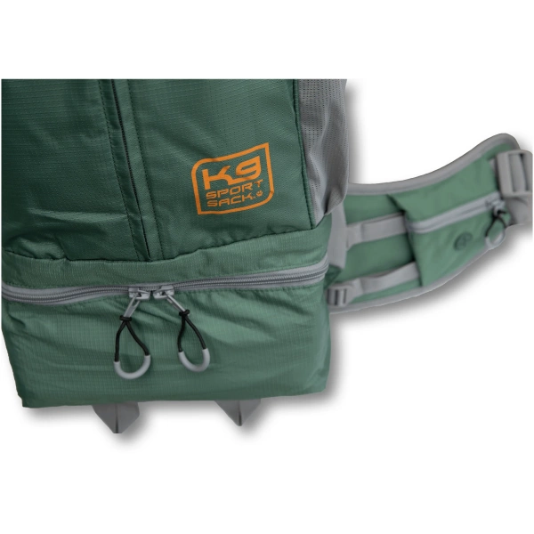 Kolossus Big Dog Carrier & Backpack - Hondenrugzak - Green - Detail 2